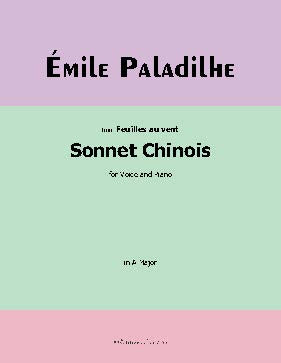 Sonnet Chinois, by Paladilhe