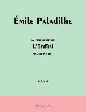 L'Infini, by Paladilhe