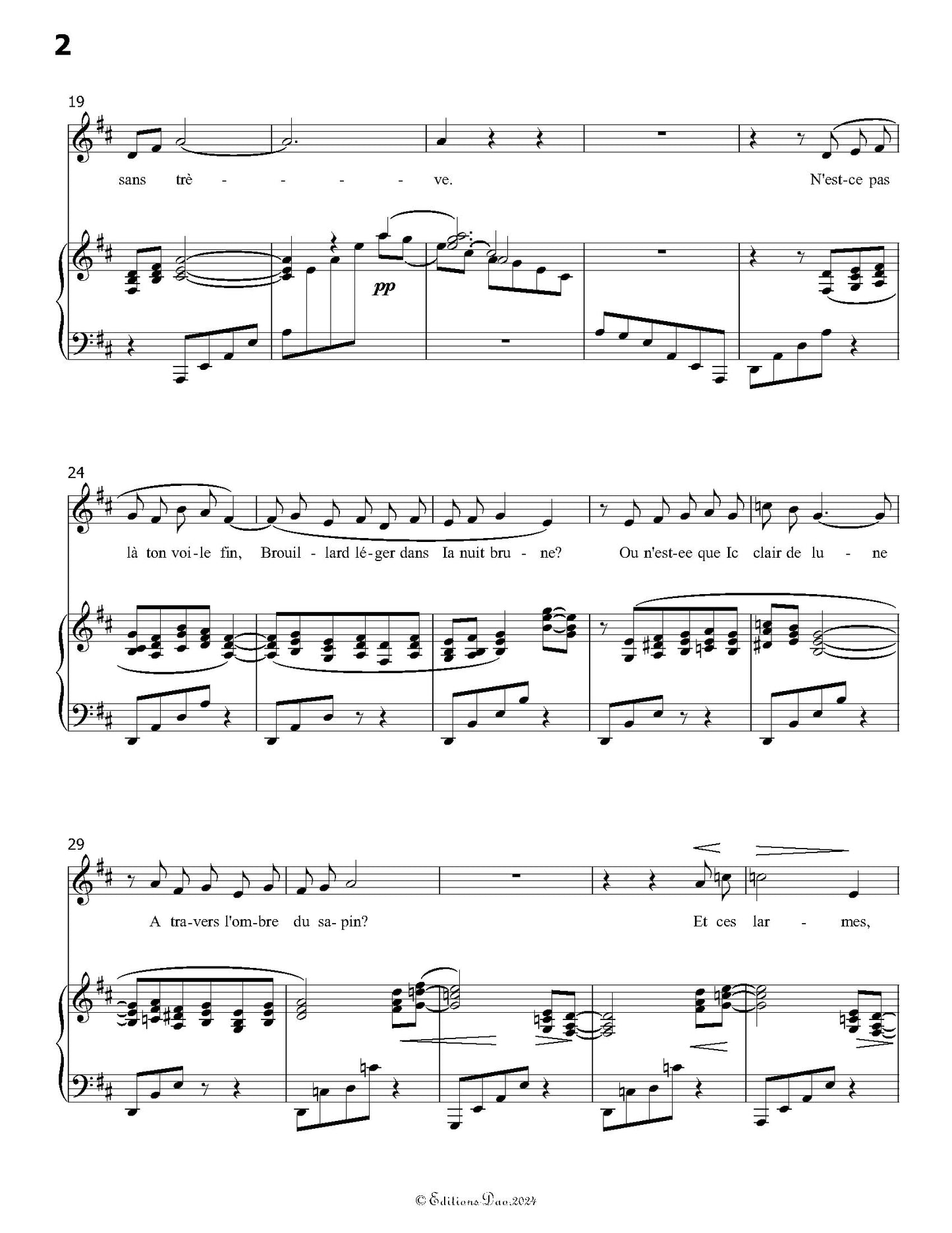 Clair de lune, by Saint-Saëns