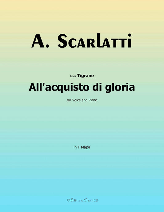 All'acquisto Di Gloria by Scarlatti