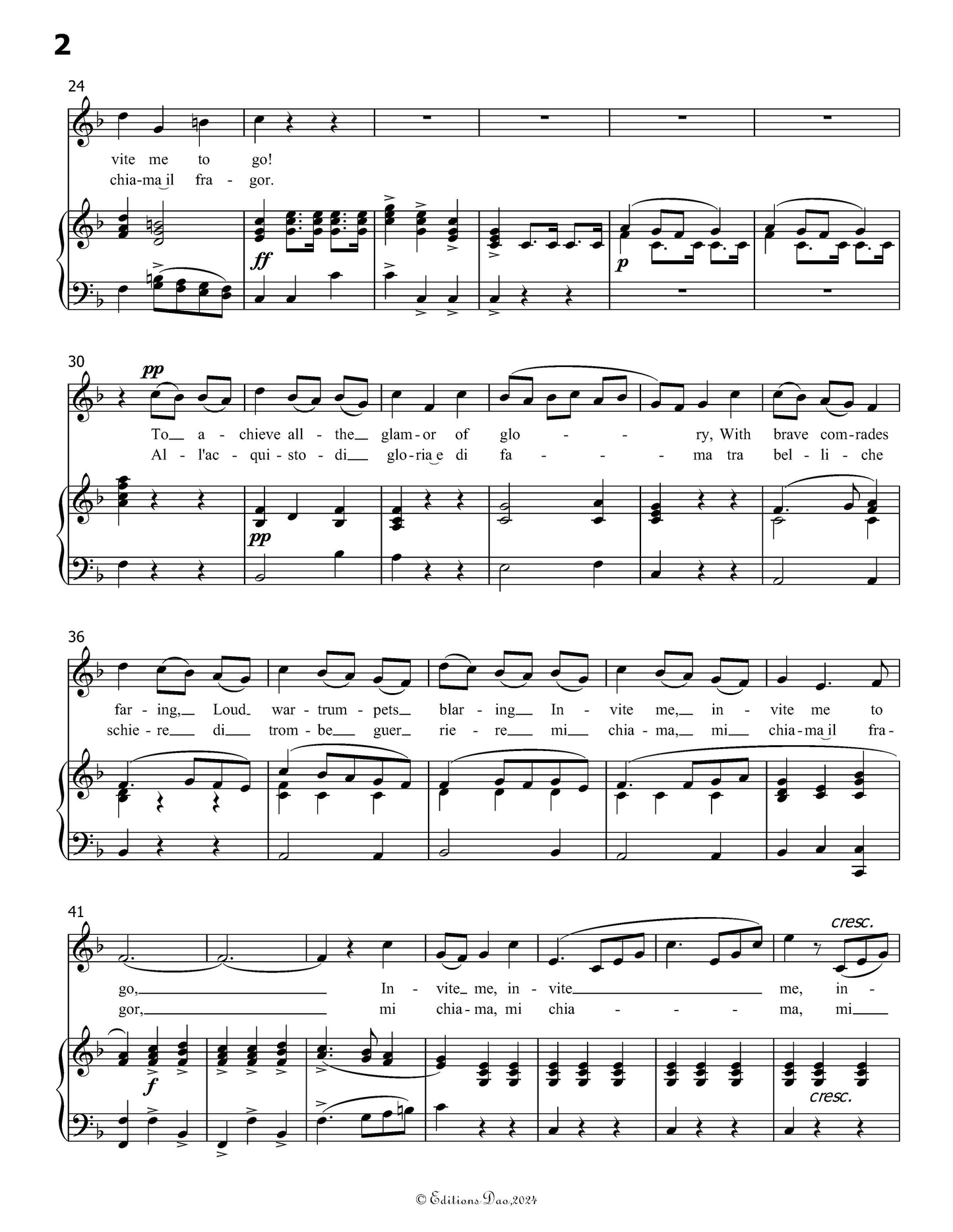 All'acquisto Di Gloria by Scarlatti