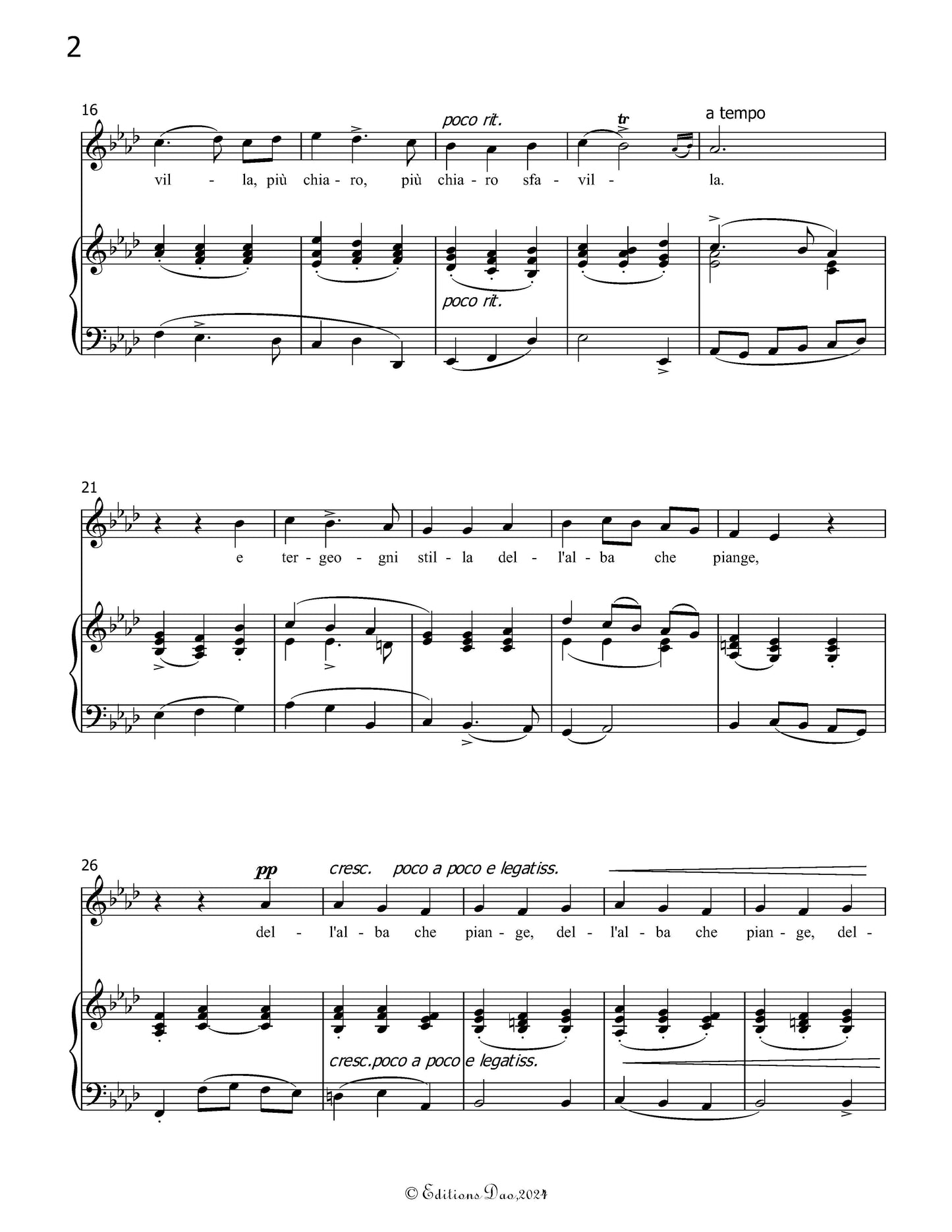 Gia il sole dal gange,by A. Scarlatti