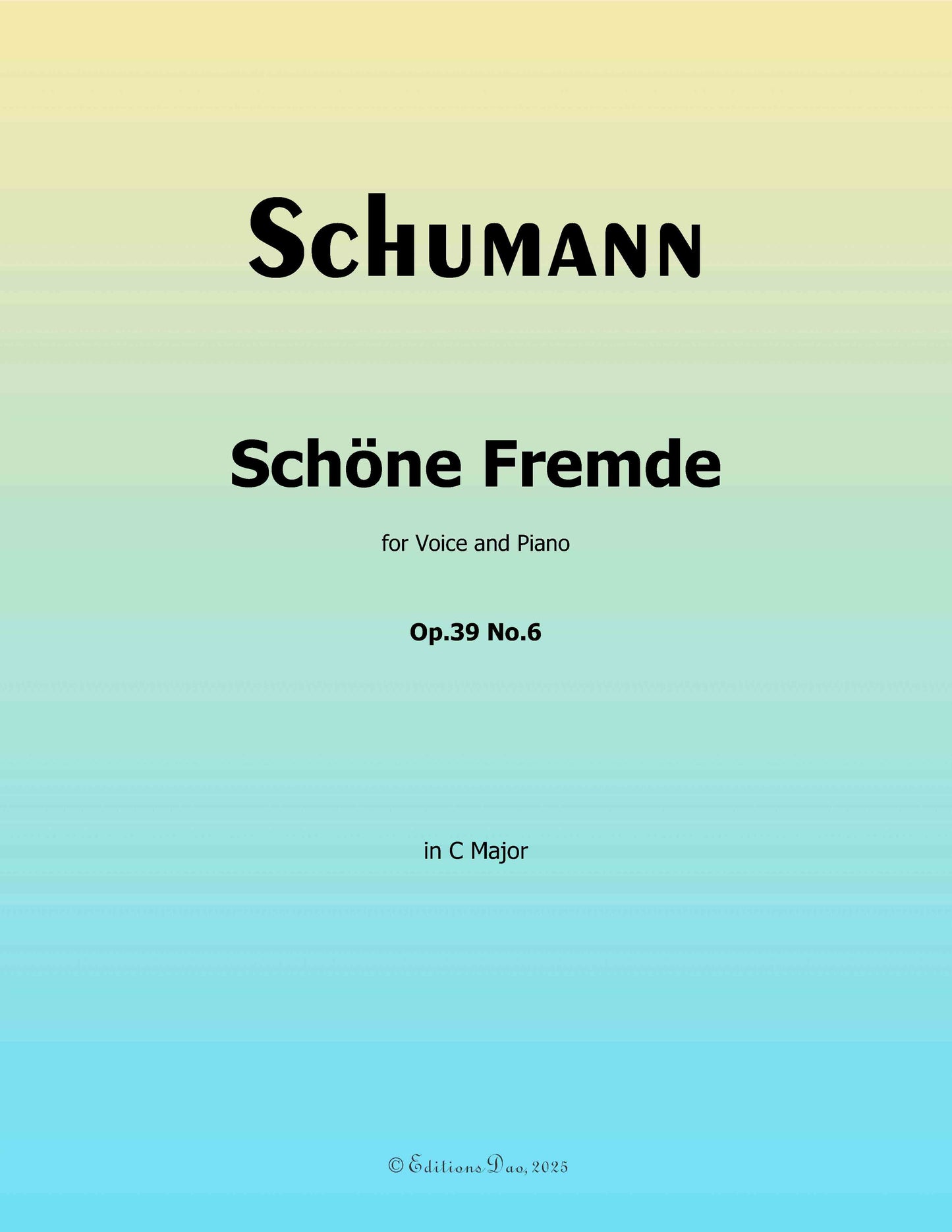 Schöne Fremde, by R. Schumann