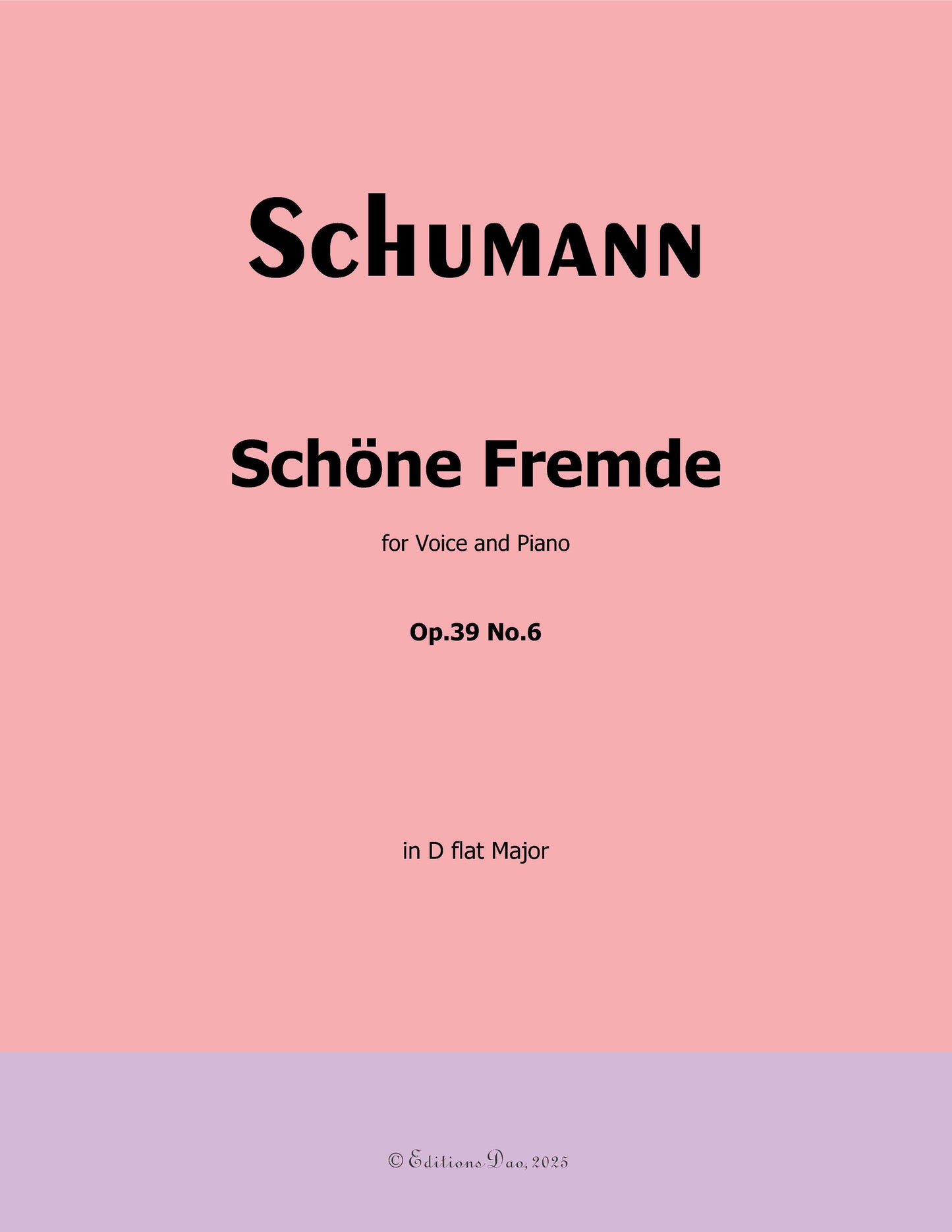 Schöne Fremde, by R. Schumann
