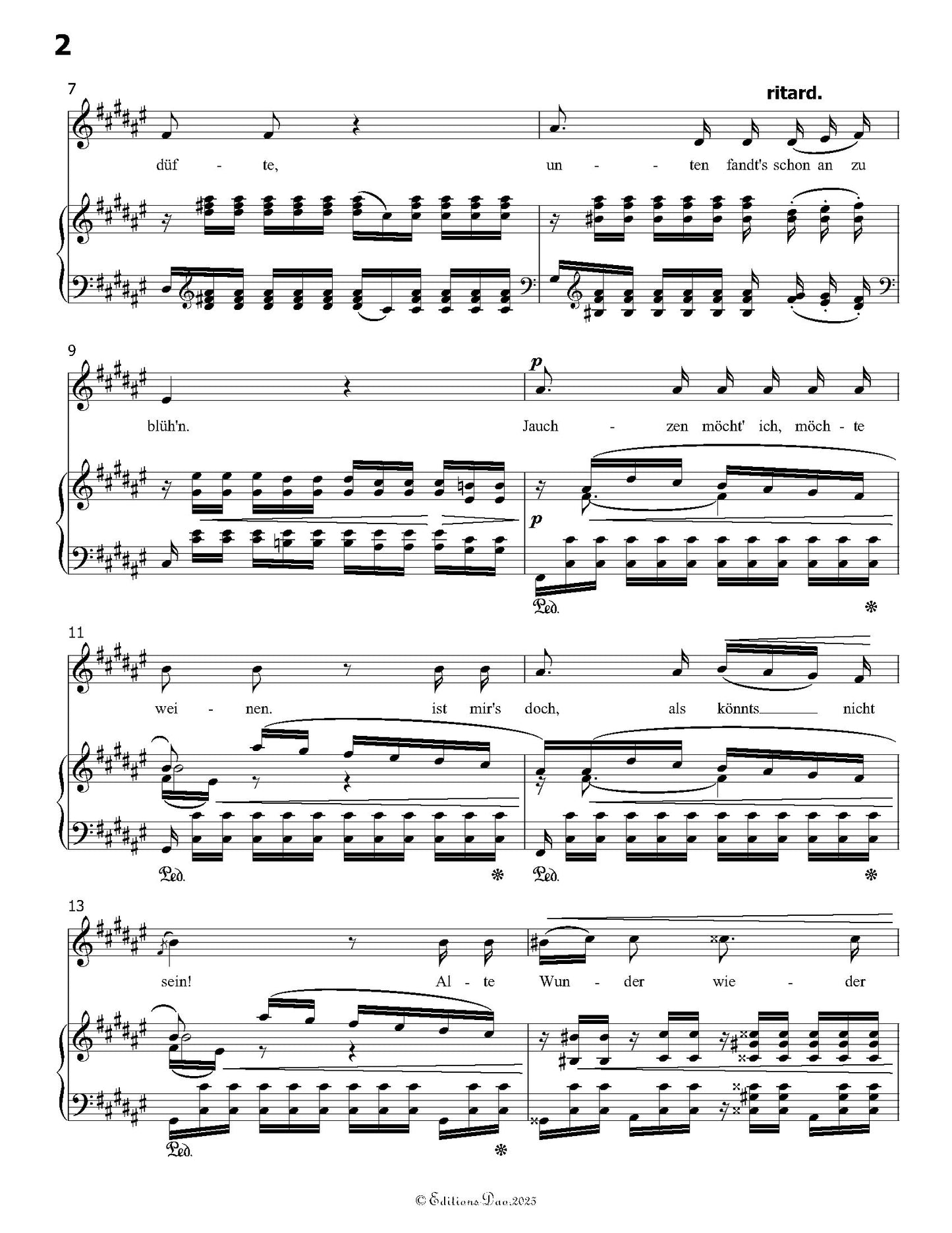 Frühlingsnacht, by R. Schumann