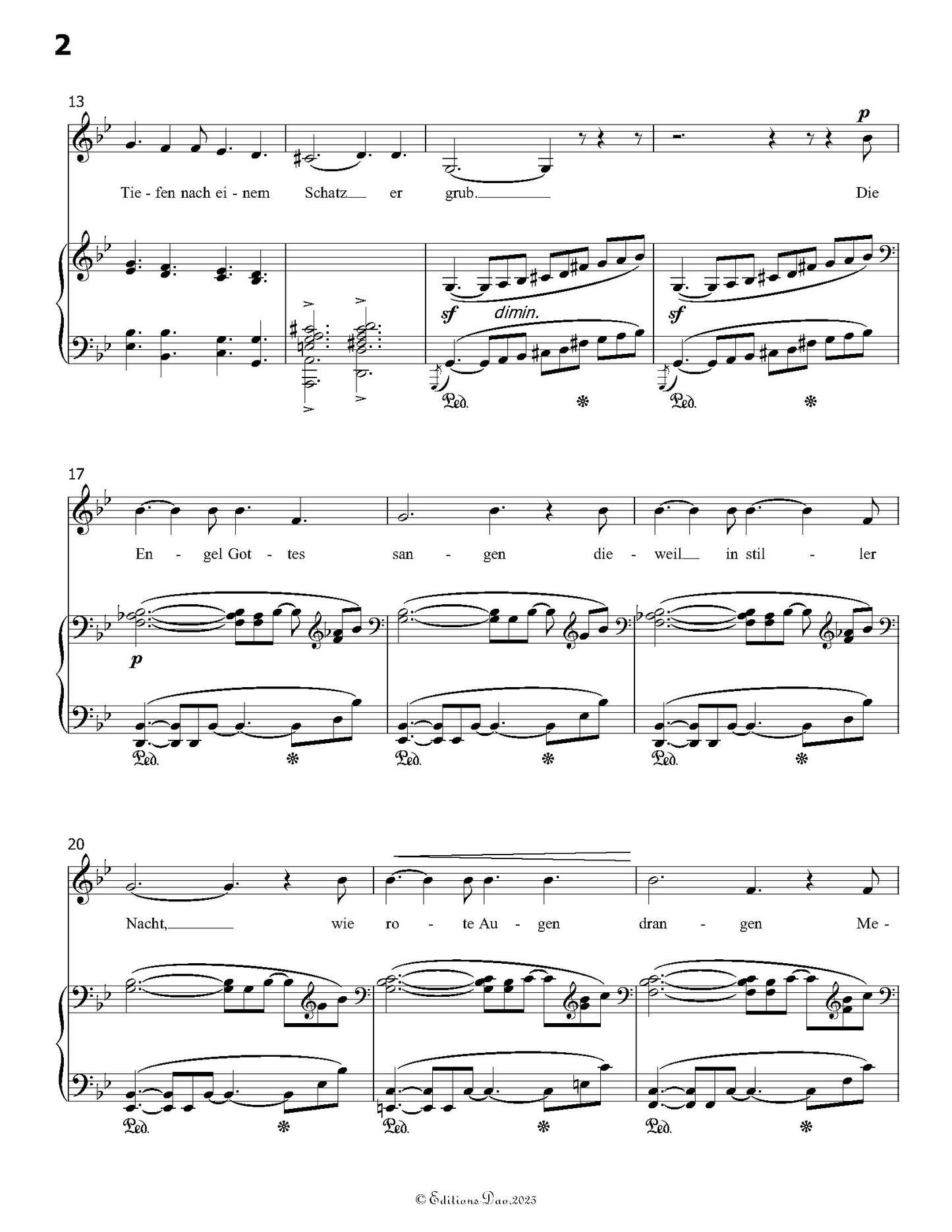 Der Schatzgräber, by R. Schumann