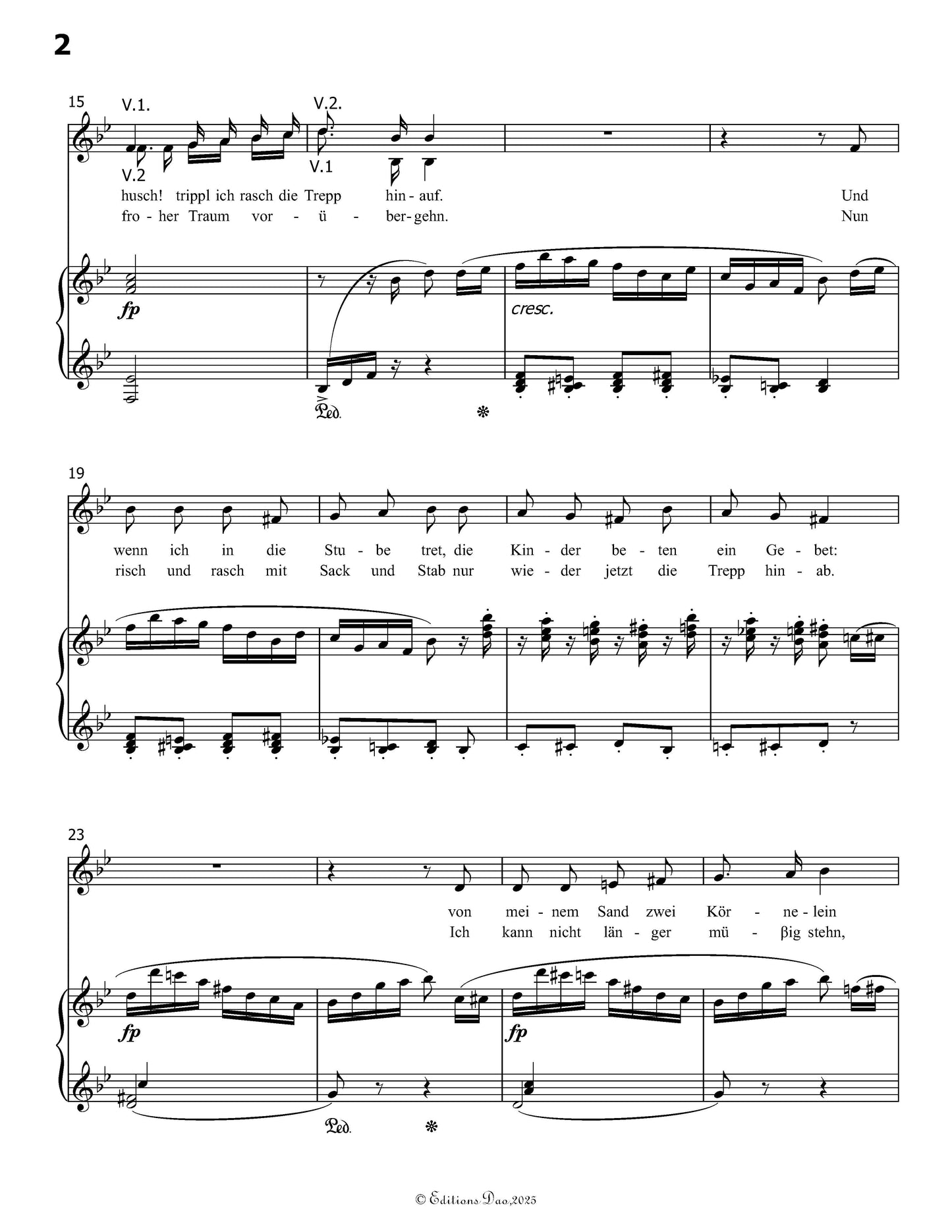 Der Sandman, by R. Schumann