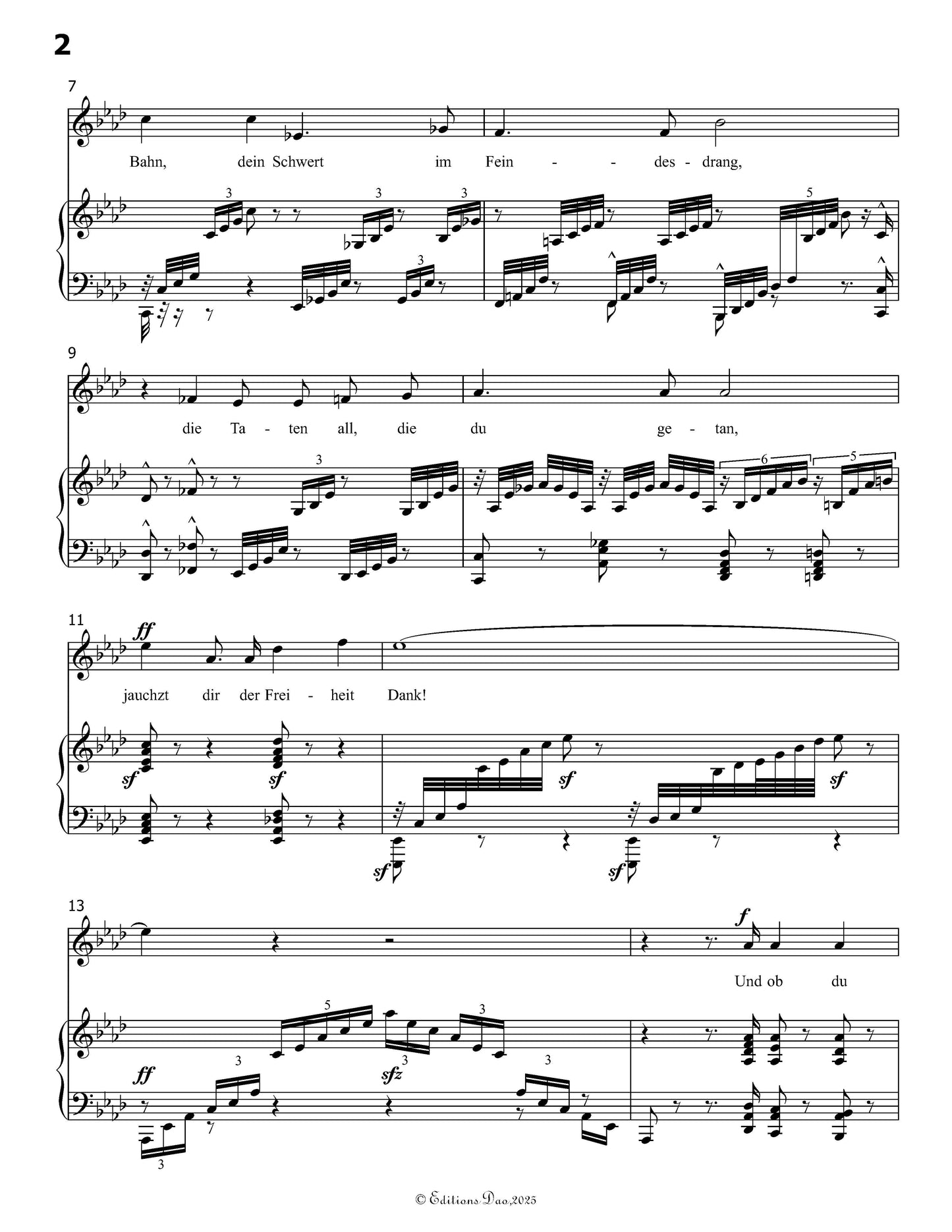 Dem Helden, by R. Schumann