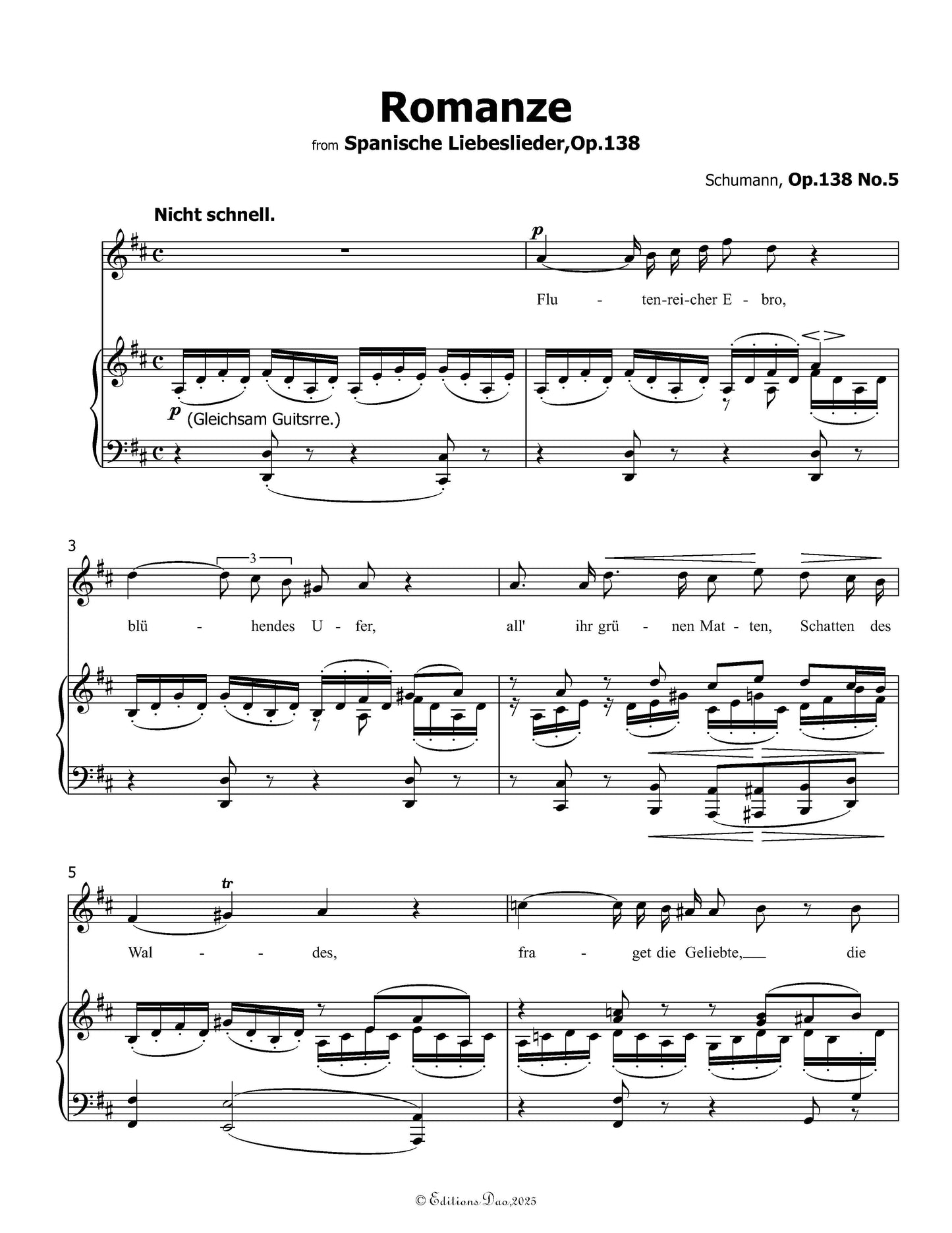 Romanze, by R. Schumann