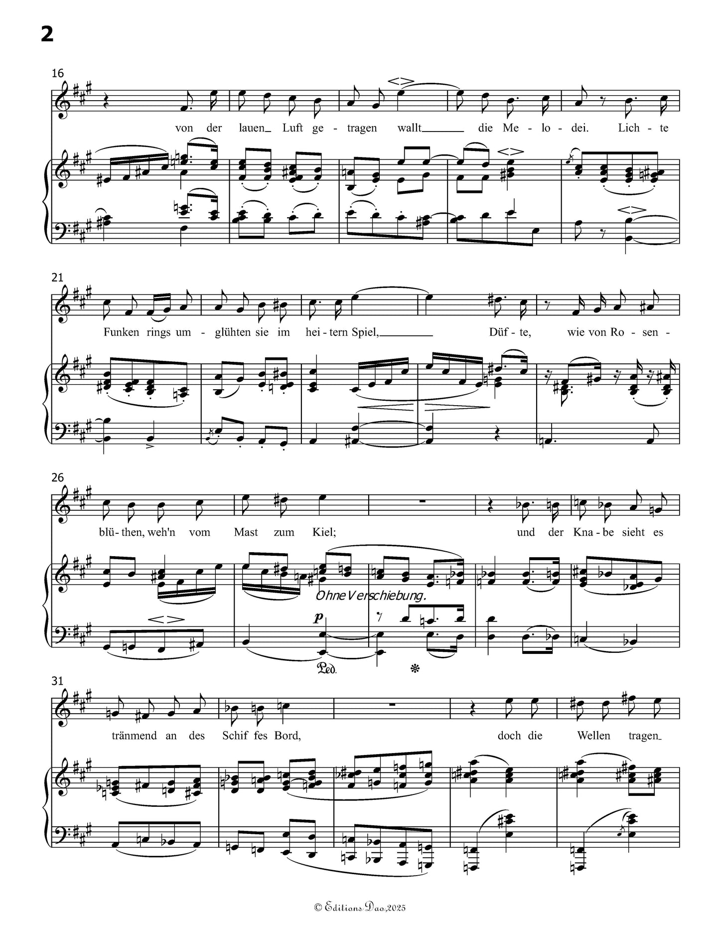 Die Meerfee, by R. Schumann