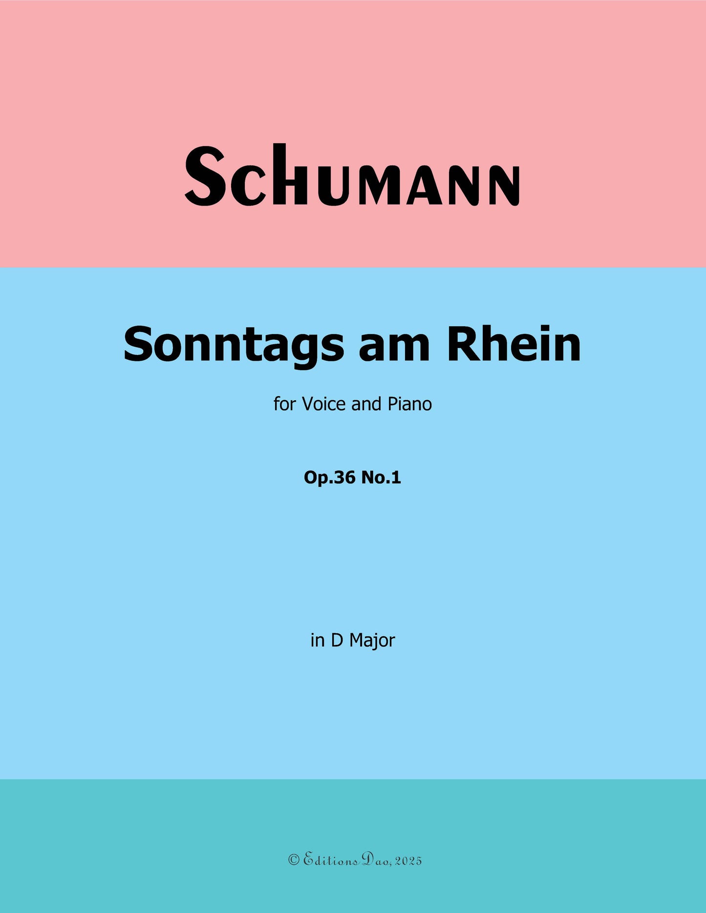 Sonntags am Rhein, by R. Schumann