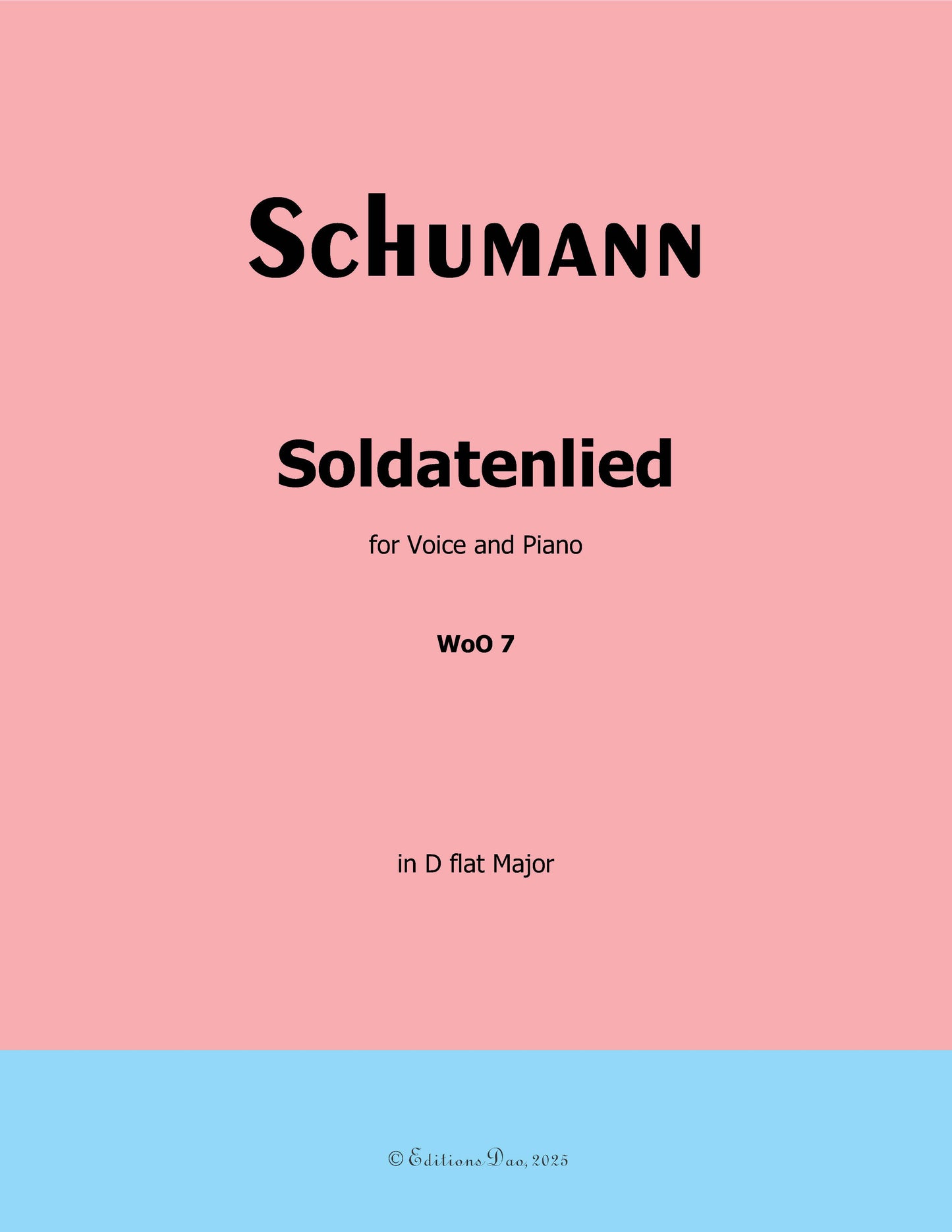 Soldatenlied, by R. Schumann