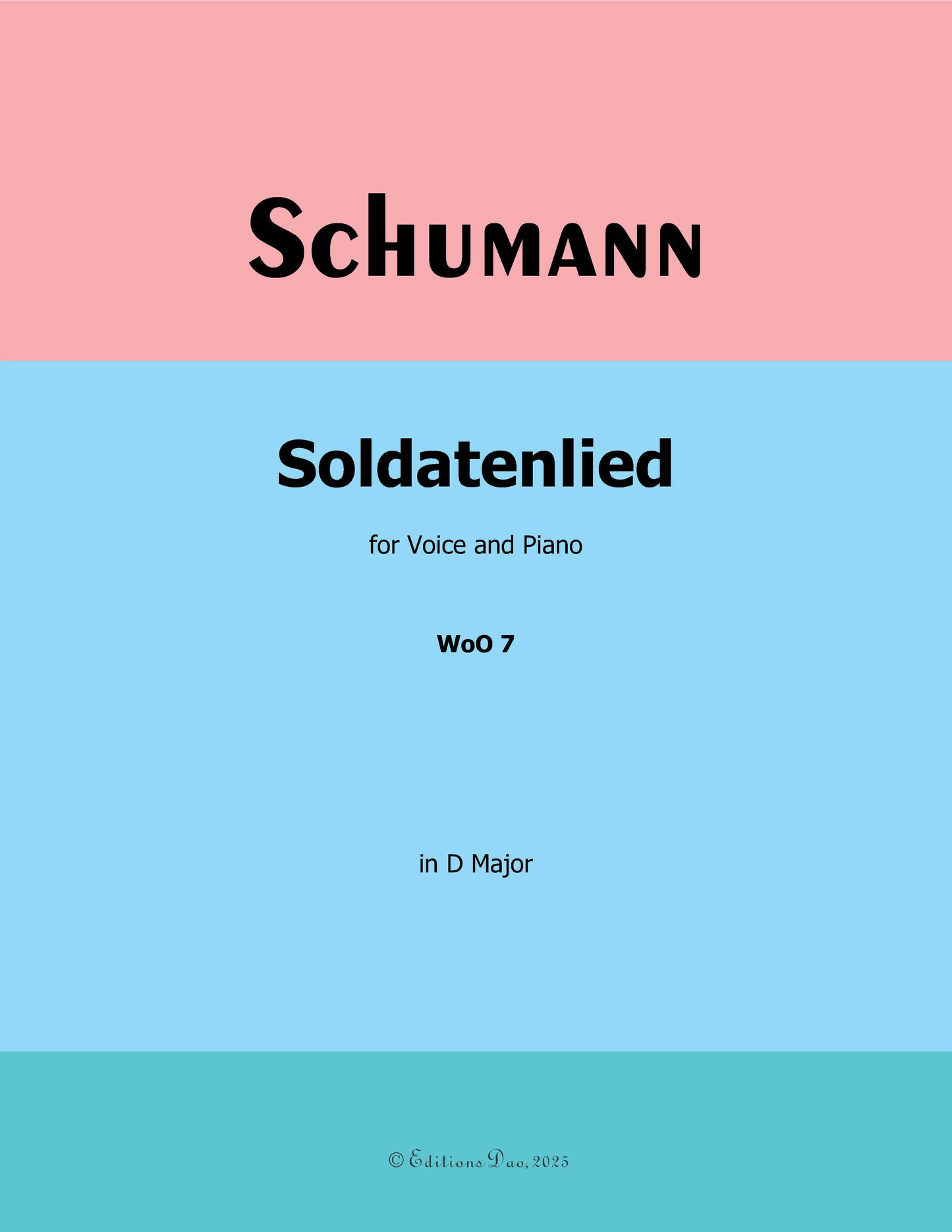 Soldatenlied, by R. Schumann