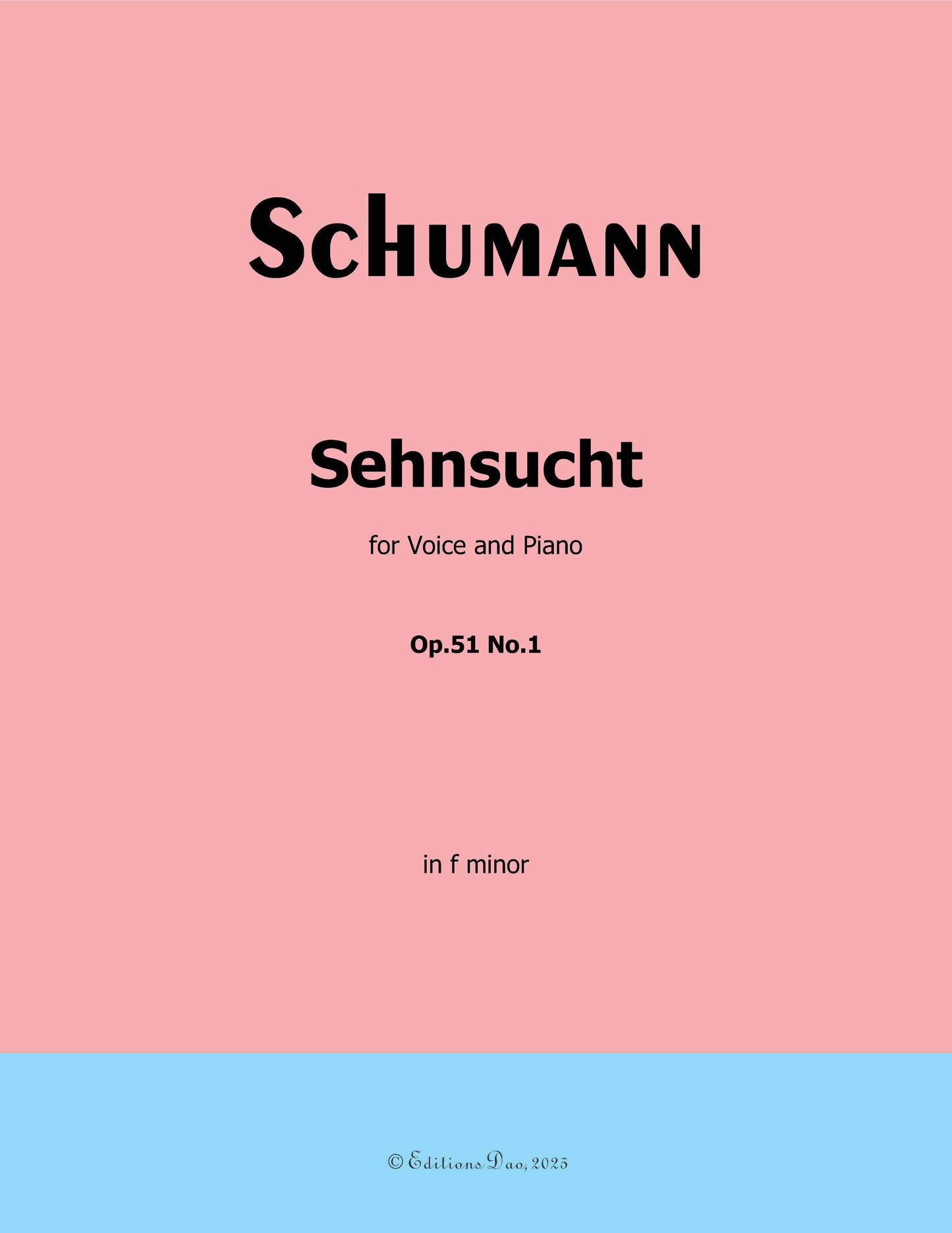 Sehnsucht, by R. Schumann