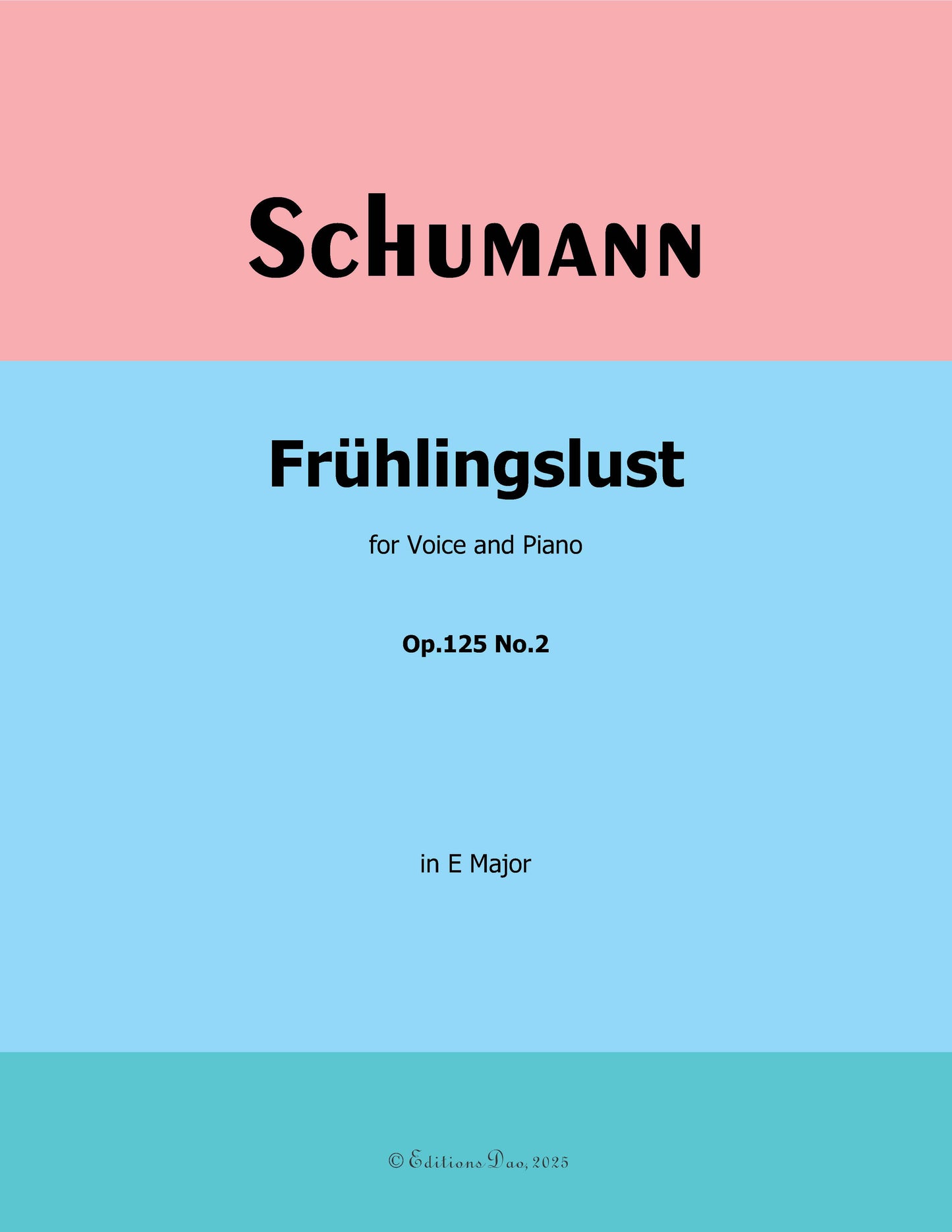 Fruhlingslust, by R. Schumann