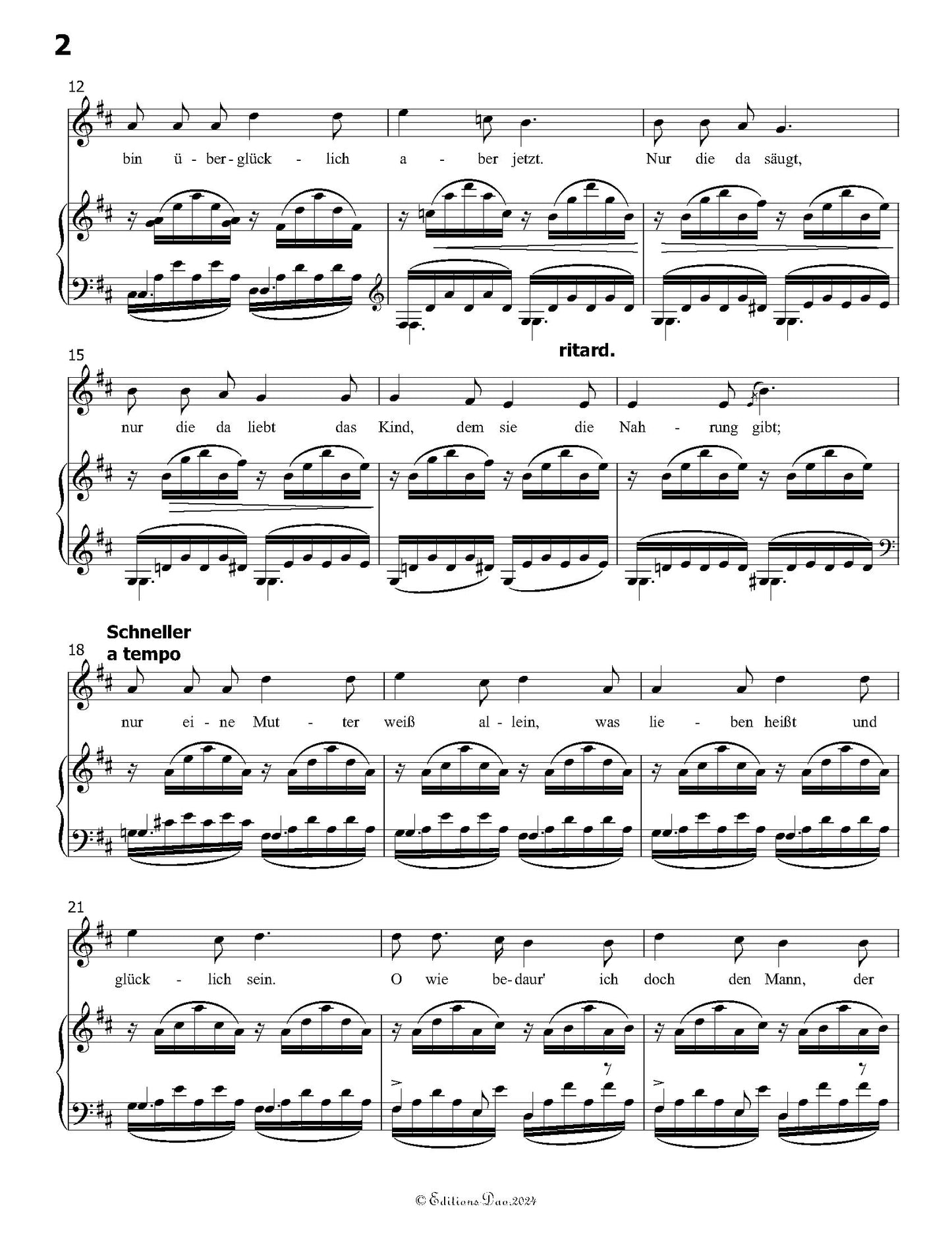 An meinem Herzen,an meiner Brust, by R. Schumann