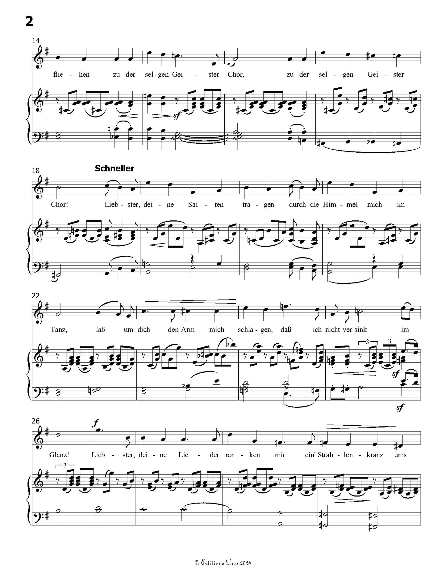 Liebster,deine Worte stehlen, by R. Schumann