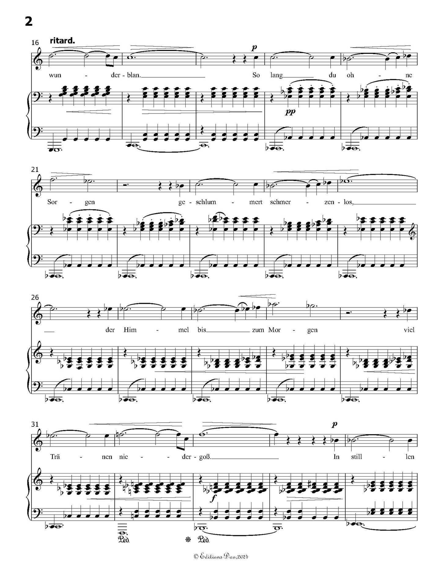 Stille Tranen, by R. Schumann
