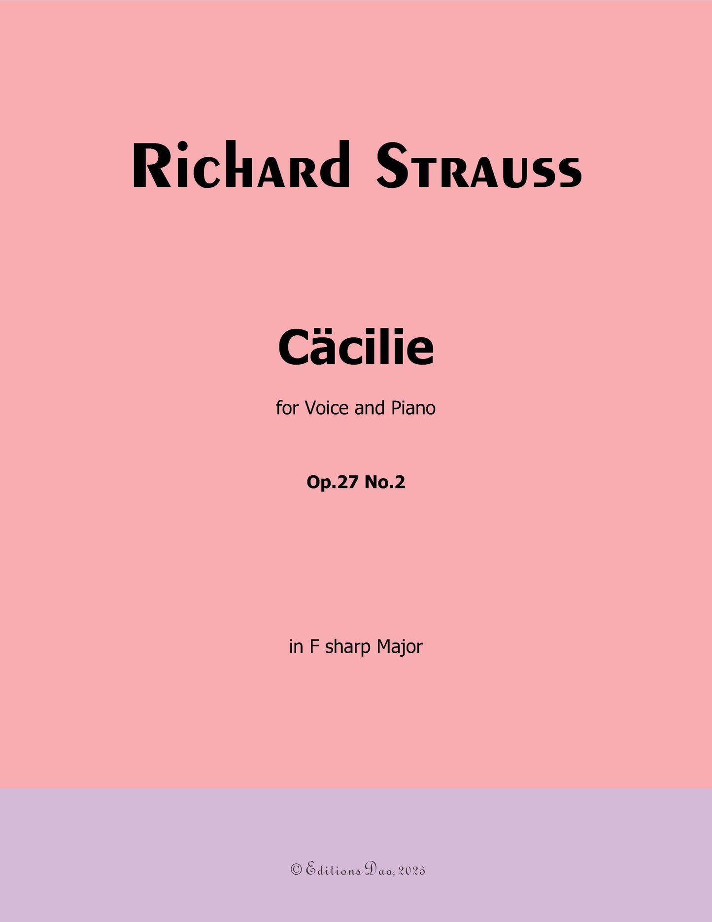 Cacilie, by Richard Strauss