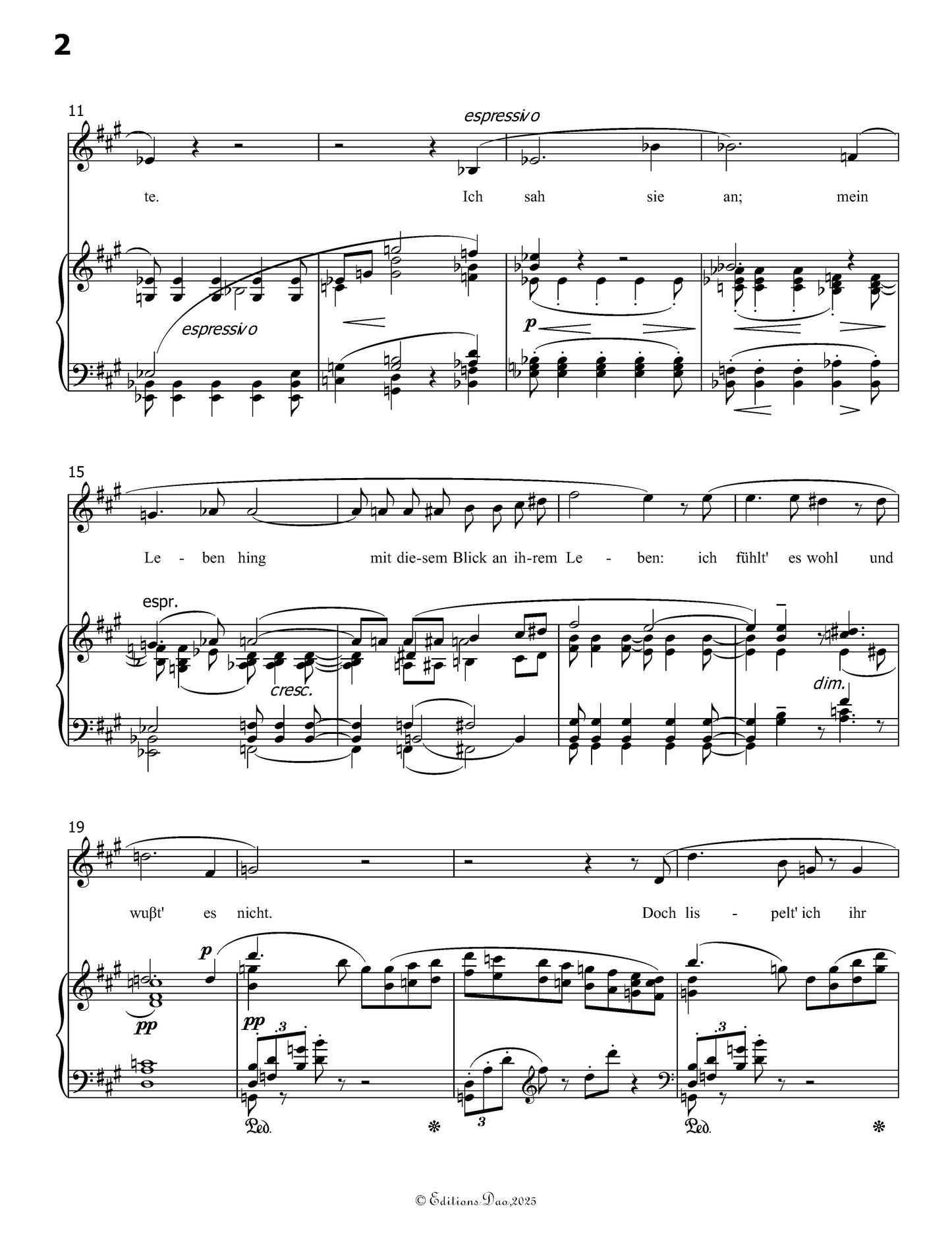 Das Rosenband, by Richard Strauss
