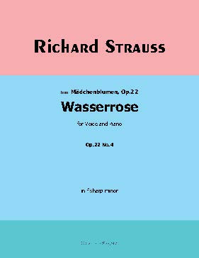 Wasserrose, by Richard Strauss