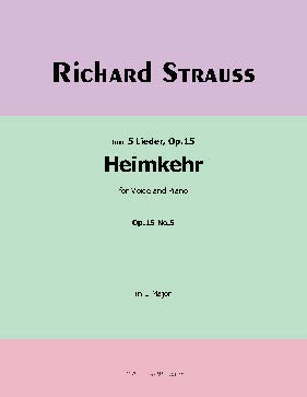 Heimkehr, by Richard Strauss