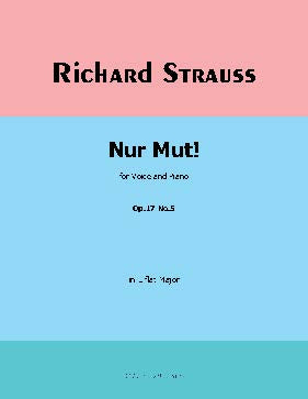Nur Mut!, by Richard Strauss