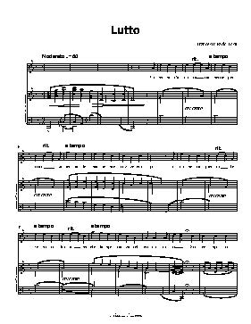 Lutto, by F. P. Tosti