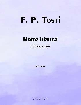 Notte bianca, by F. P. Tosti