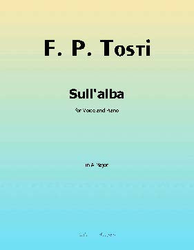 Sullalba, by F. P. Tosti