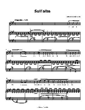 Sullalba, by F. P. Tosti