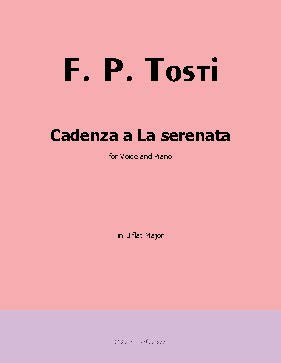 Cadenza a La serenata, by F. P. Tosti