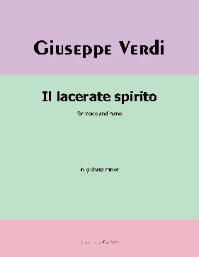 Il lacerate spirito, by Verdi