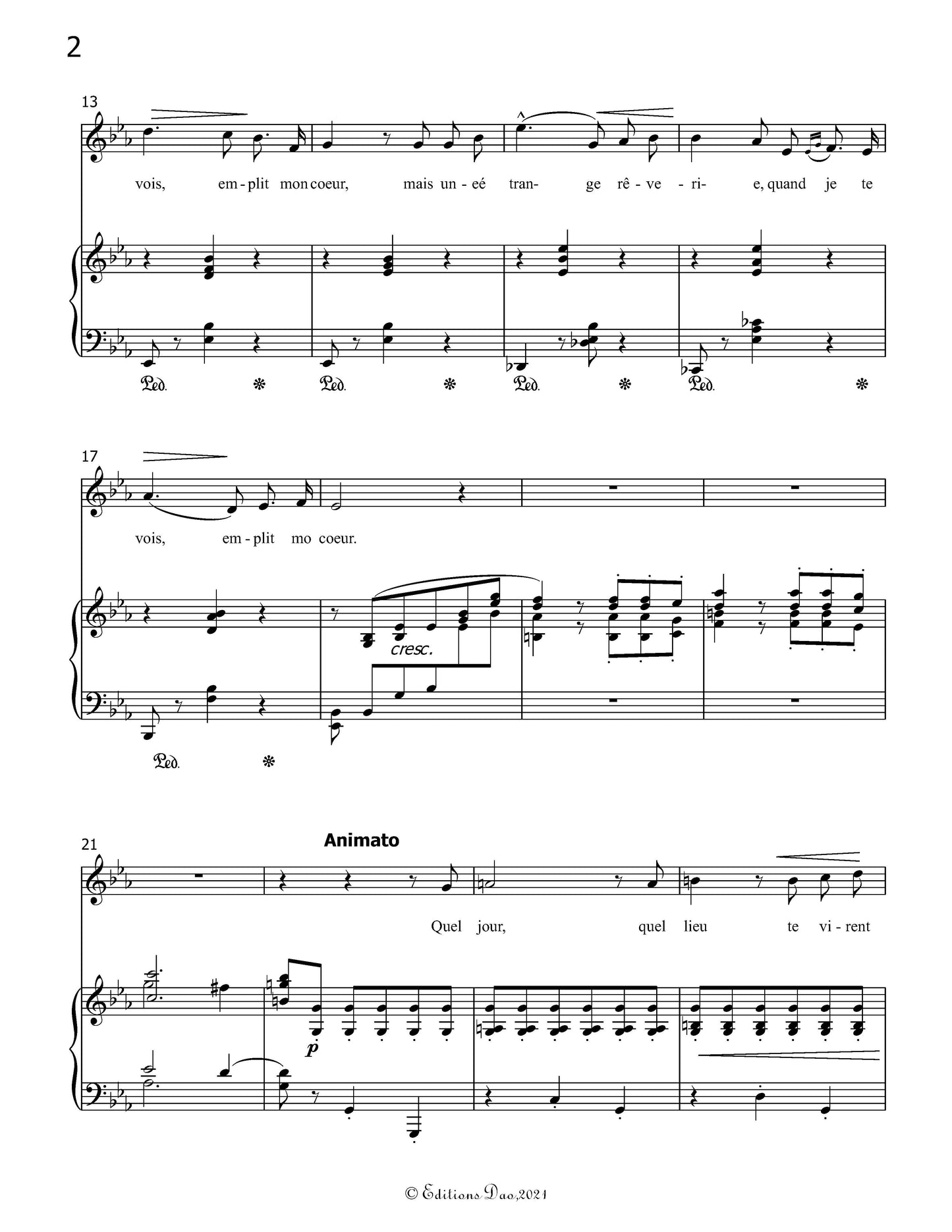 Fleur dessechee, by Pauline Viardot