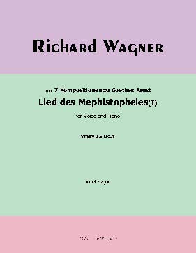 Lied des Mephistopheles(I), by R. Wagner