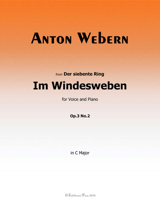 Im Windesweben, by Webern
