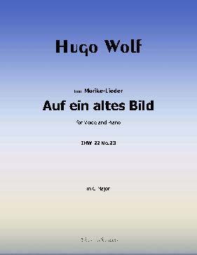 Auf ein altes Bild, by H. Wolf