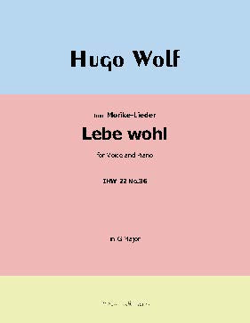 Lebe wohl, by H. Wolf