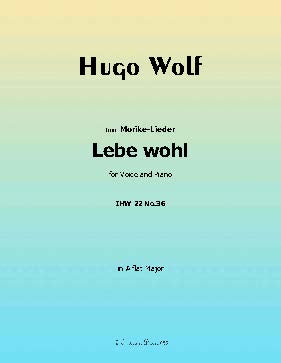 Lebe wohl, by H. Wolf