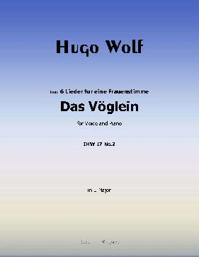 Das Voglein, by H. Wolf