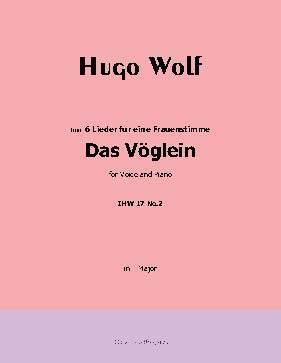Das Voglein, by H. Wolf