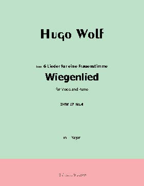 Wiegenlied, by H. Wolf