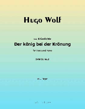 Der Konig bei der Kronung, by H. Wolf