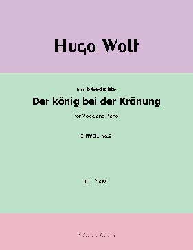 Der Konig bei der Kronung, by H. Wolf