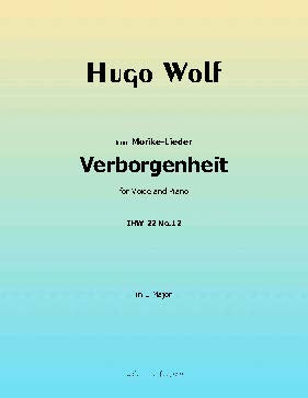 Verborgenheit, by H. Wolf