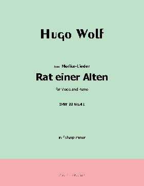 Rat einer Alten, by H. Wolf