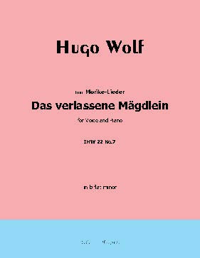 Das verlassene Magdlein, by H. Wolf