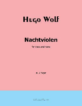 Nachtviolen, by H. Wolf