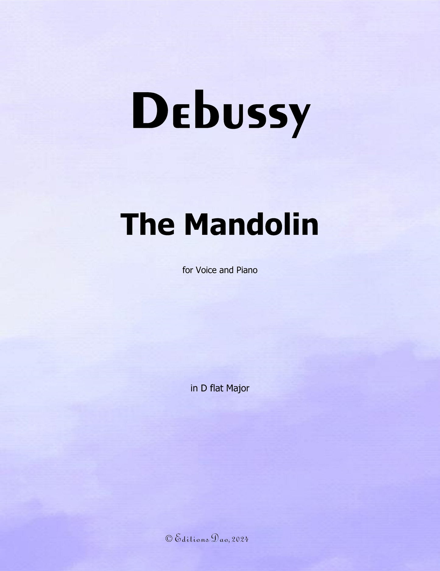 The Mandolin,by Debussy