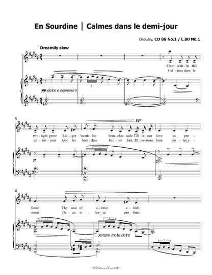 En Sourdine, by Debussy